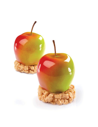 Pomme - Moule en silicone Tutti Frutti Pavoni Italia - 20 empreintes