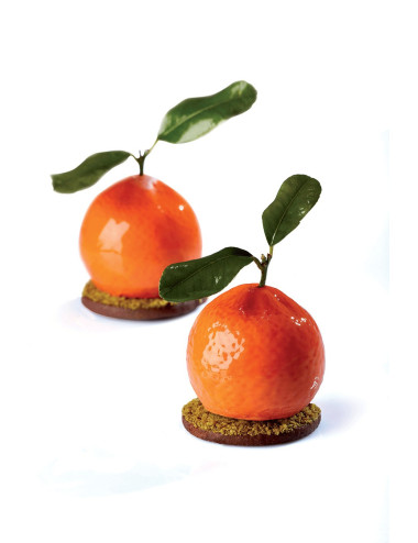 Mandarine  - Moule en silicone Tutti Frutti Pavoni Italia - 20 empreintes