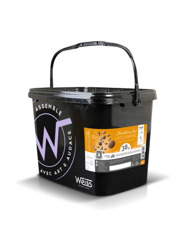 CARAMEL MILK 38% - WEISS Couverture Chocolate - 5kg