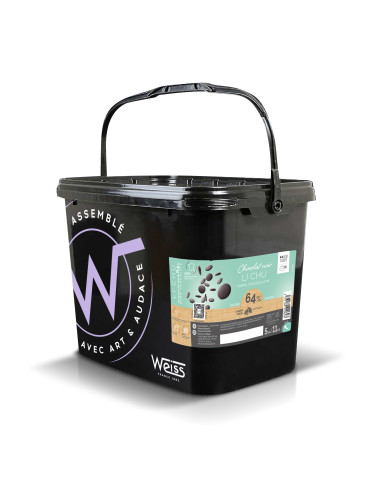 LI CHU 64% - Chocolat noir de couverture (4x1 / 5kg) - WEISS