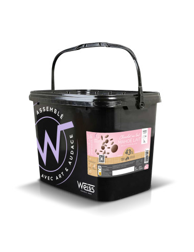 MAHOË MILK 43% - WEISS Couverture Chocolate - 5kg
