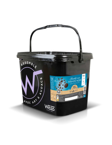 MAHOË 76% - Chocolat noir de couverture (5kg) - WEISS