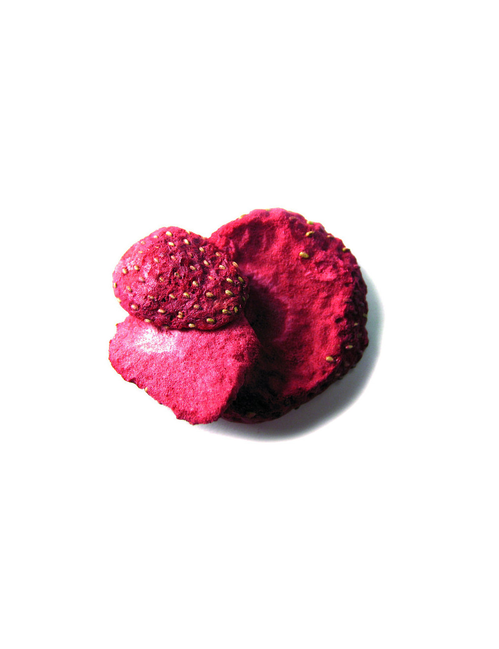 Sosa Raspberry Freeze Dried Powder Strawberry slices 5-7mm Sosa Freeze-dried 250g - Panier des Chefs