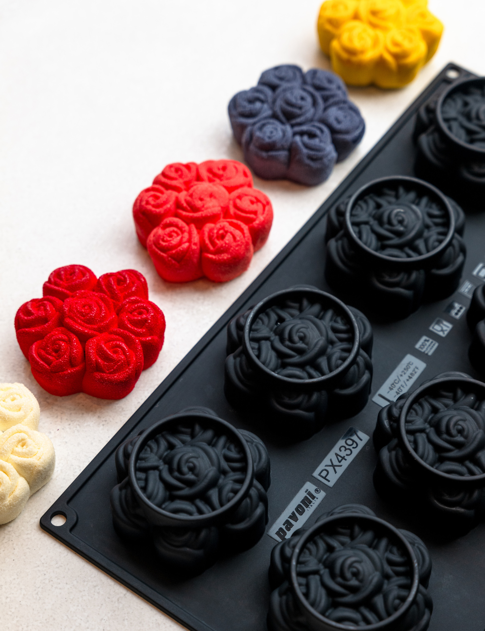 Silicone Mould single serving Bouquet of Roses - Cédric Grolet & Pavoni