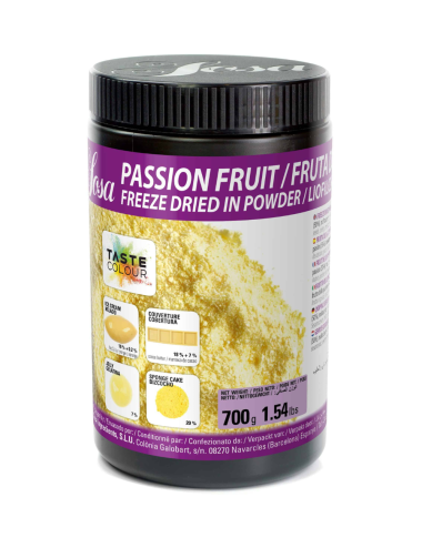Fruit de la Passion - Poudre lyophilisée Taste Colour 700g - Sosa
