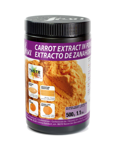 Carotte - Poudre lyophilisée Taste Colour 500g - Sosa