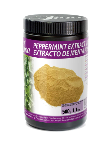 Menthe poivrée - Poudre lyophilisée Taste Colour 500g - Sosa