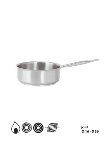 Sauté Pan - Stainless Steel Series 1000 - Paderno