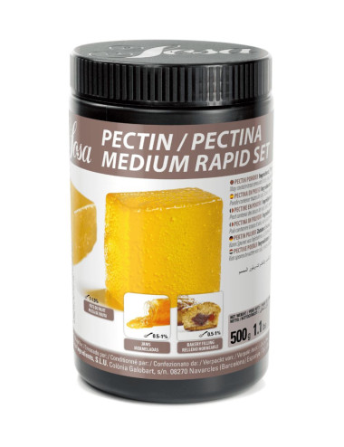 Pectin Medium Rapid Set - HM Pectin for Jams & Fruit Pastes 500g - Sosa