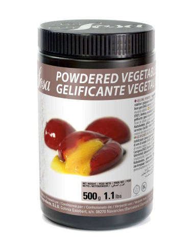 Vegetable Gelling Agent - Plant-based Elastic Gelatine 500g - Sosa