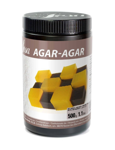 Agar-Agar - Red Algae Plant-Based Gelling Agent 500g - Sosa