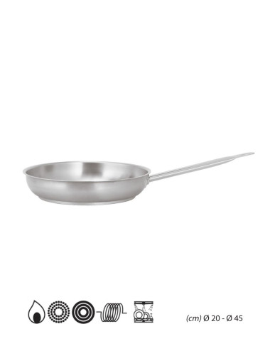 Frying Pan - Stainless Steel Grand Gourmet - Paderno