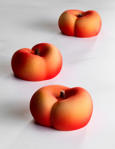 Flat Peach - Pavoflex Single Serving Mould (x12) - PAVONI