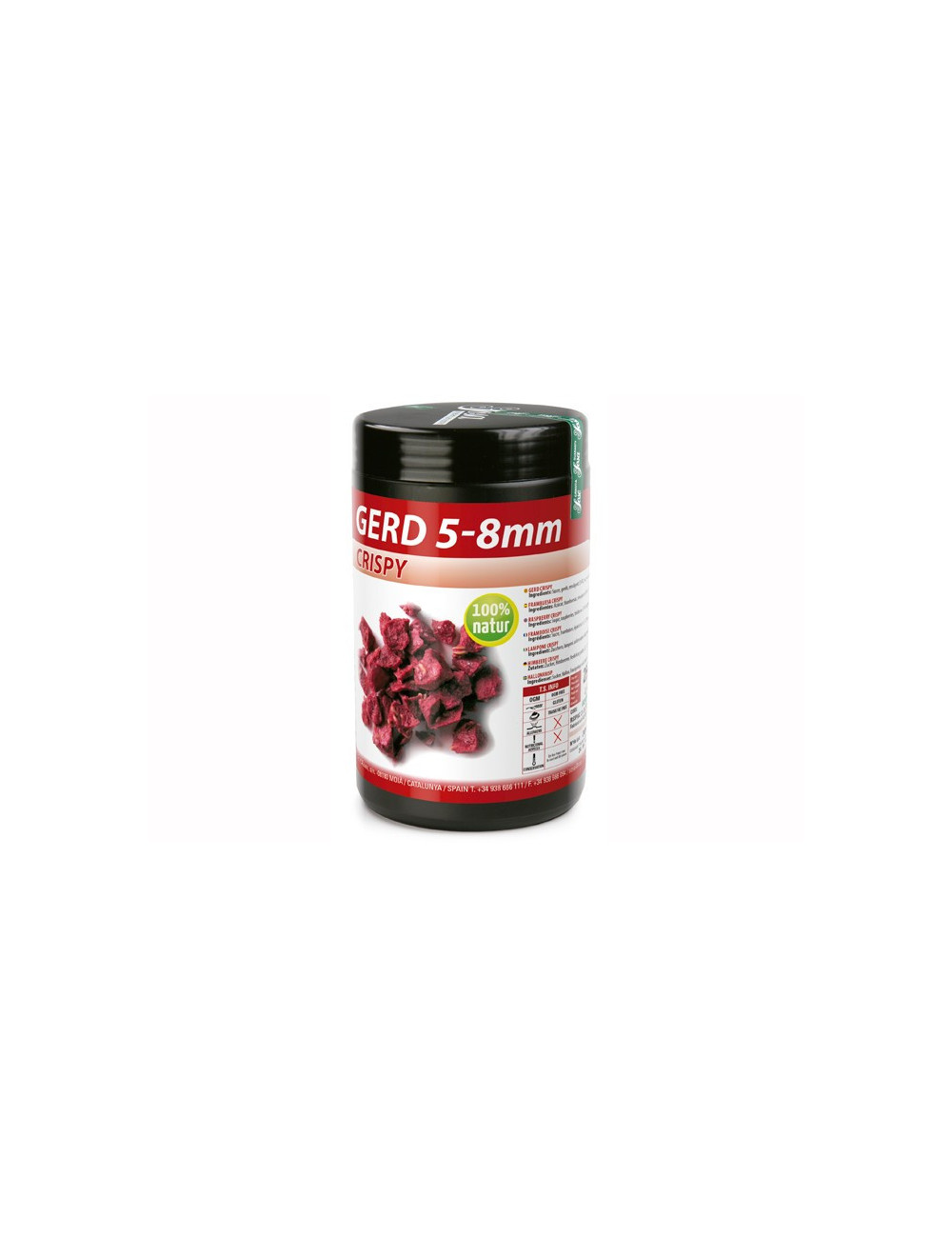 Raspberry crispy 250g - Panier des Chefs