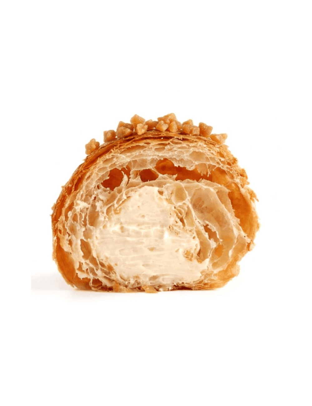 Crispy Caramel Beurre Salé - Application en pâtisserie chou style Paris-Brest - Sosa