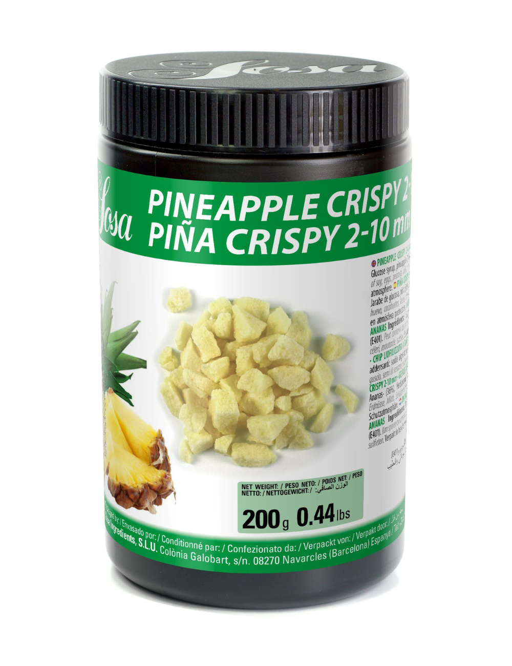 Pineapple Crispy - 200g jar - Sosa
