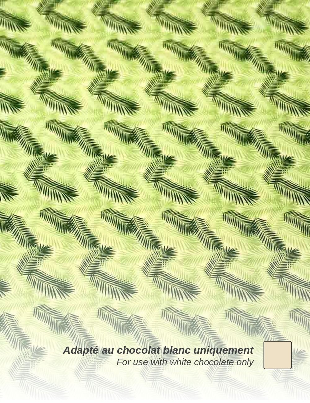 Palmier - Compatible chocolat blanc uniquement - PAVONI