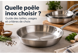 Quelle poêle inox choisir ? Guide des tailles, usages et critères de choix